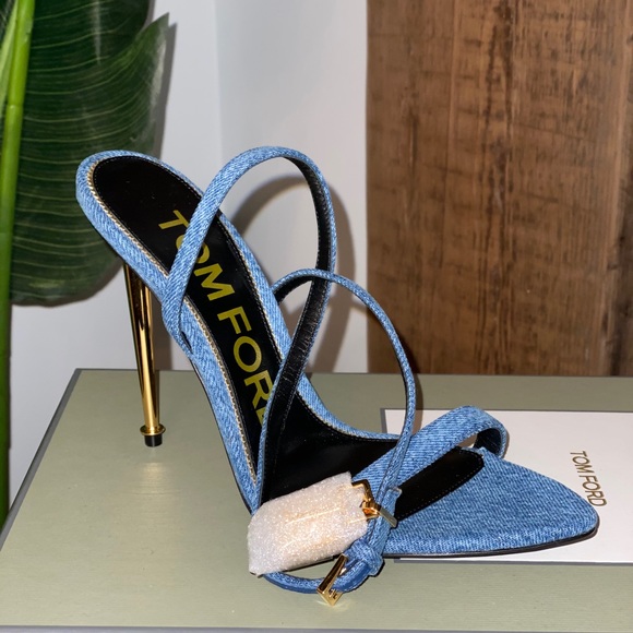 Tom Ford Shoes - Tom Ford Denim Lock Sandal